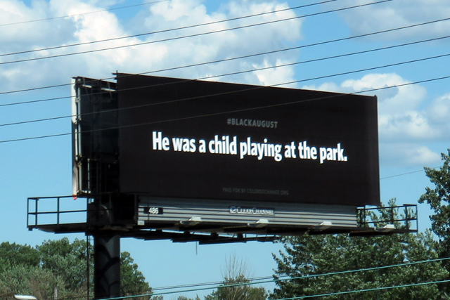 The family of Tamir Rice issue a statement in support of ColorOfChange billboards
