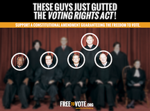 Group Launches FreeToVote.org an Online Movement to Support the Constitutional Freedom to Vote