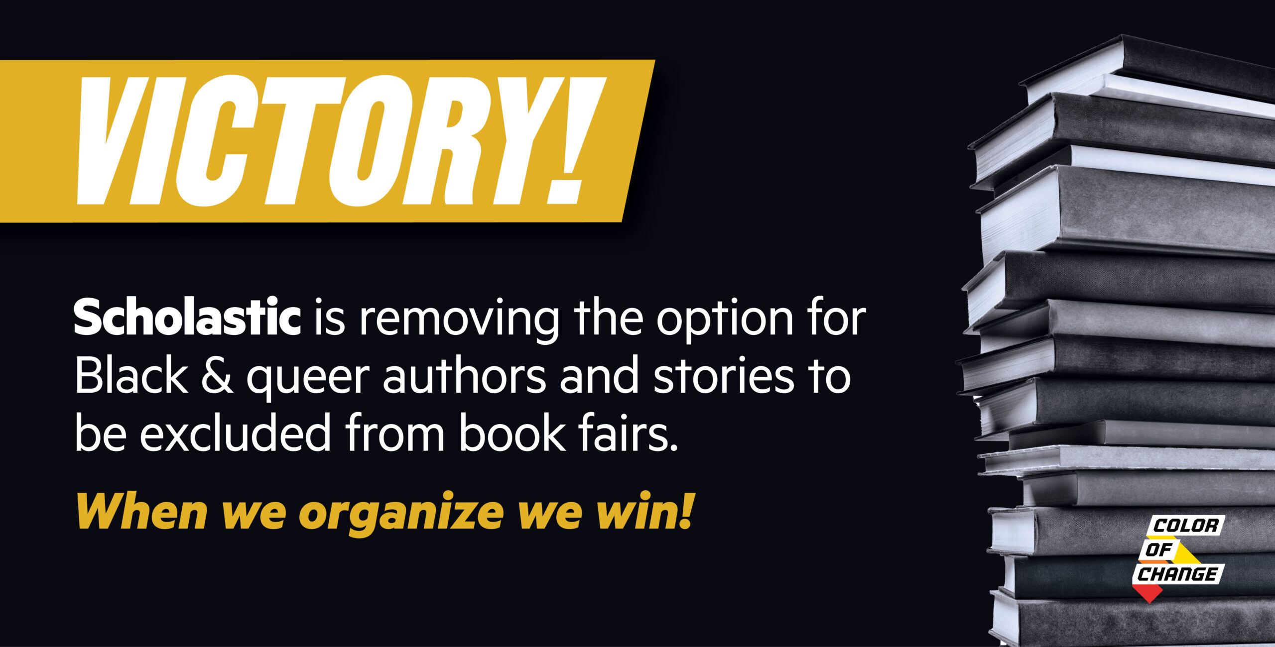 Scholastic reverses decision separating banned books at book fairs