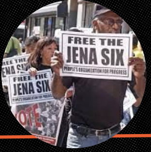 <br>Color Of Change members called<br><span style="color: #BE2E22;"> for justice for the Jena 6</span>